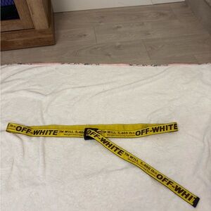 Off-White Yellow Industrial Belt